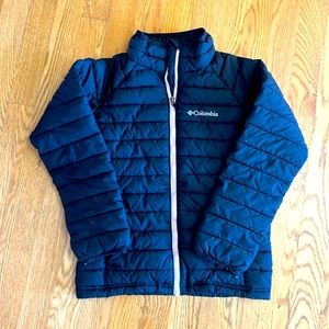 Columbia Kids Winter Coat with Omni-Heat Size Small (7/8) Black